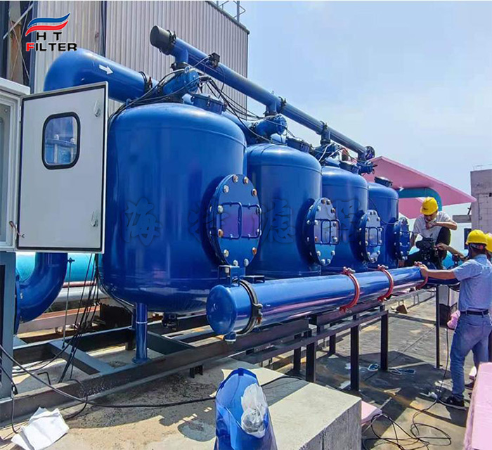 陶瓷廢水固液分離石英砂過濾器